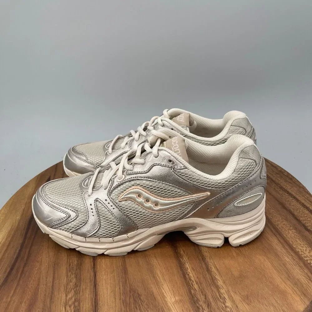 Saucony Progrid Triumph 4 Shoes Womens Size 11 Champagne Running Comfort Walking